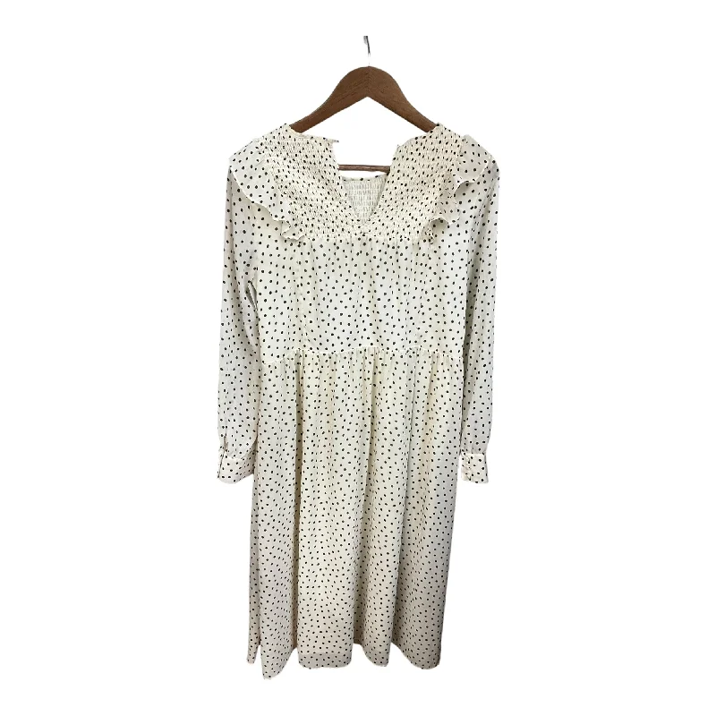 Time-Limited Offer Dress Casual Midi By Madewell In Polkadot Pattern, Size: S