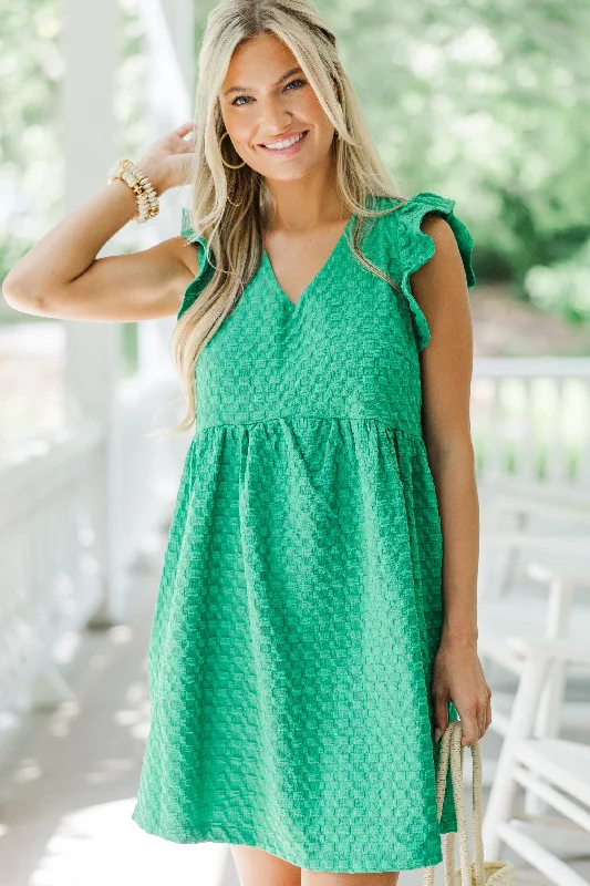 Price Blitz This Is The Life Green Babydoll Dress