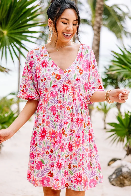 Daily Specials From Now On Ivory White Floral Dress