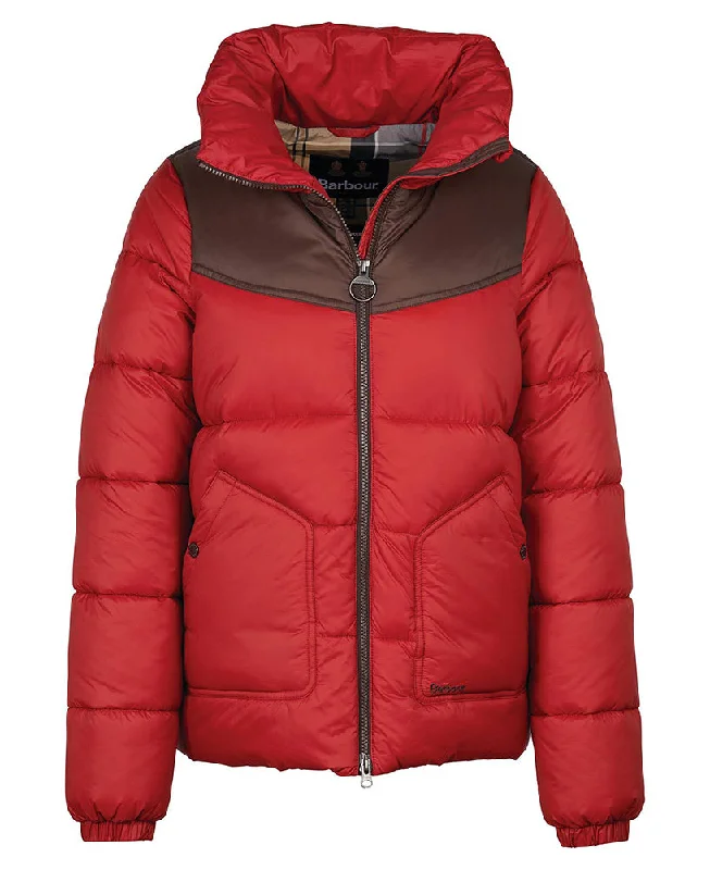 Savings Alert Belford Quilted Jacket - Dark Red/Mahogany Dress