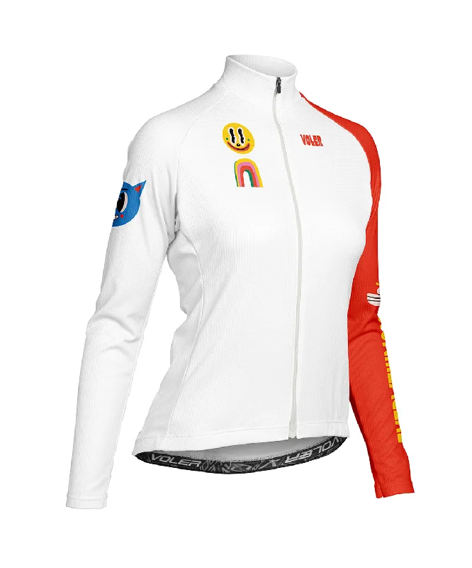 Unmissable Offer W. PELOTON THERMAL JERSEY - CRAZY HAPPY