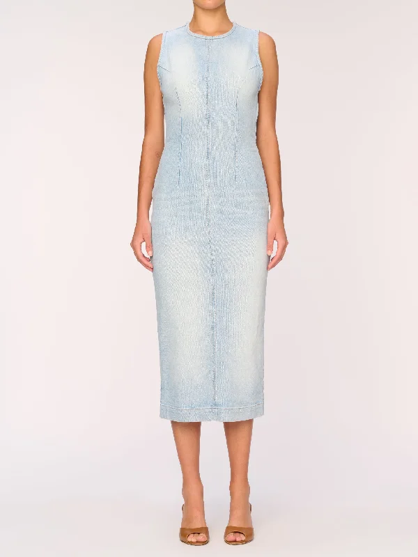 Today's Special Esme Denim Dress Midi | Lt. Fountain