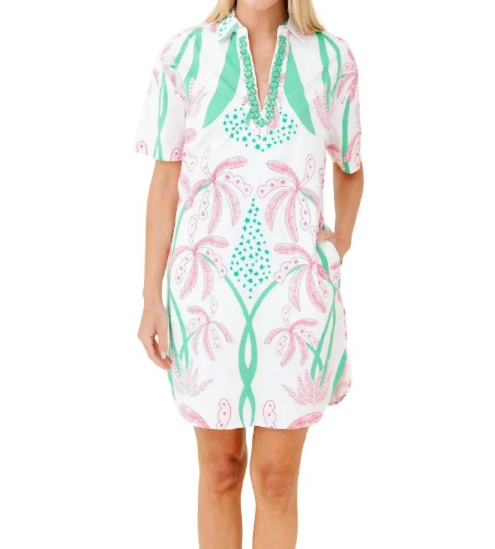 Hurry In Rhodes Dress In Worth Avenue Palm