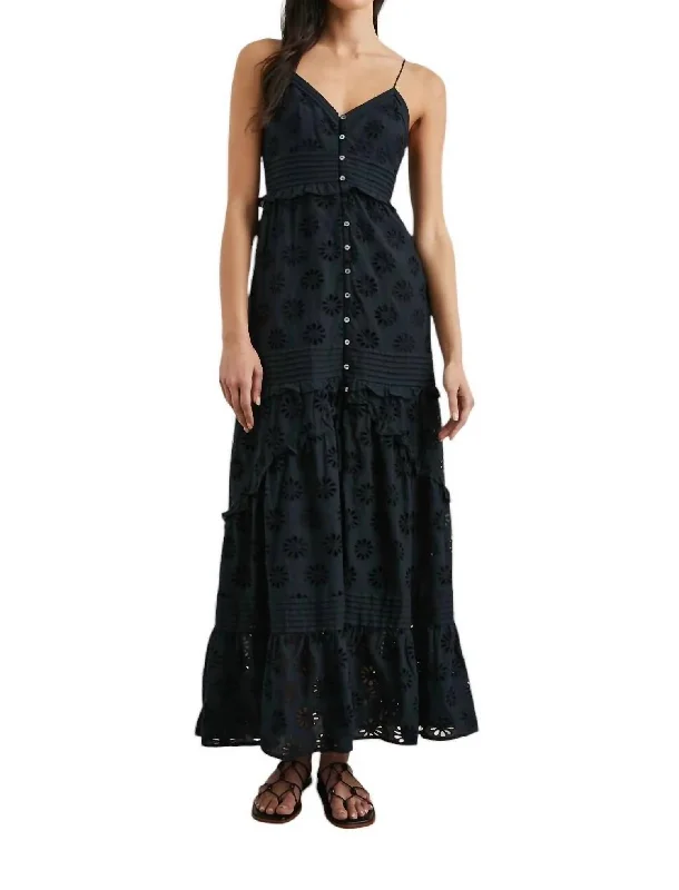 Super Sale Henrietta Dress In Black