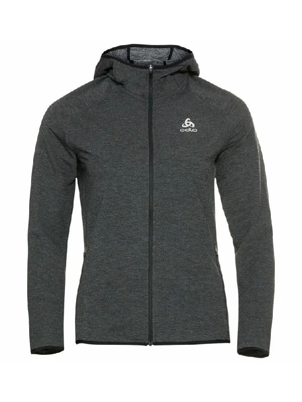 Mega Sale Run Easy 365 Mid Layer Hood - Black Melange