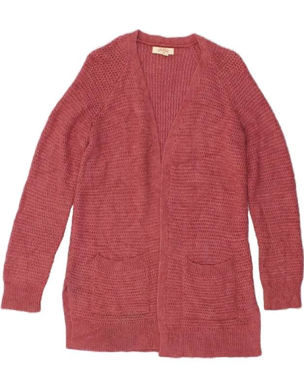 Bonus Savings FAT FACE Womens Cardigan Sweater UK 8 Small  Red Acrylic